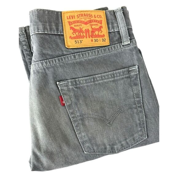 Levi’s Gray 513 Denim Jeans 30 x 31 - Picture 11 of 11